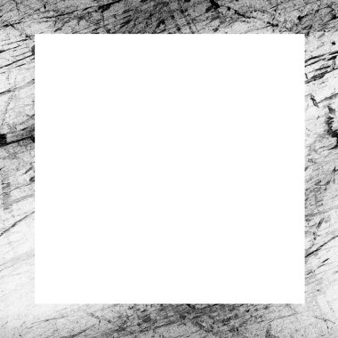 Çatlak desenli eski grunge yıpranmış duvar iskeleti. Resim veya metin için ortadaki boşluk. 