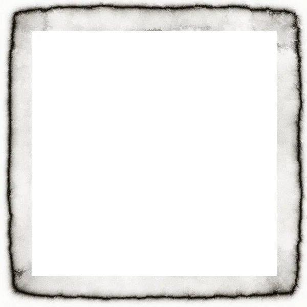 Старый Гранж Акварели Текстура Черно Белая Рамка Стены Пустым Пространством — стоковое фото