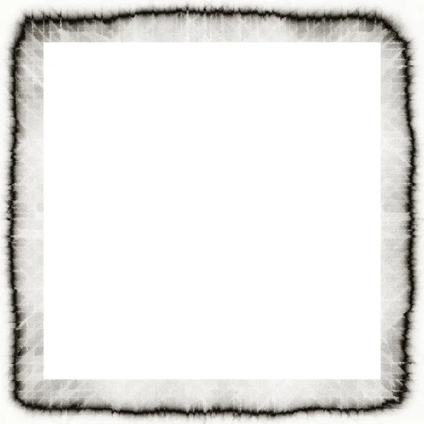Gammel Grunge Akvarel Tekstur Sort Hvid Væg Ramme Med Tom - Stock-foto
