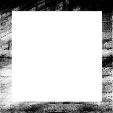 Çatlak desenli eski grunge yıpranmış duvar iskeleti. Resim veya metin için ortadaki boşluk. 
