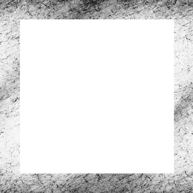 Çatlak desenli eski grunge yıpranmış duvar iskeleti. Resim veya metin için ortadaki boşluk. 