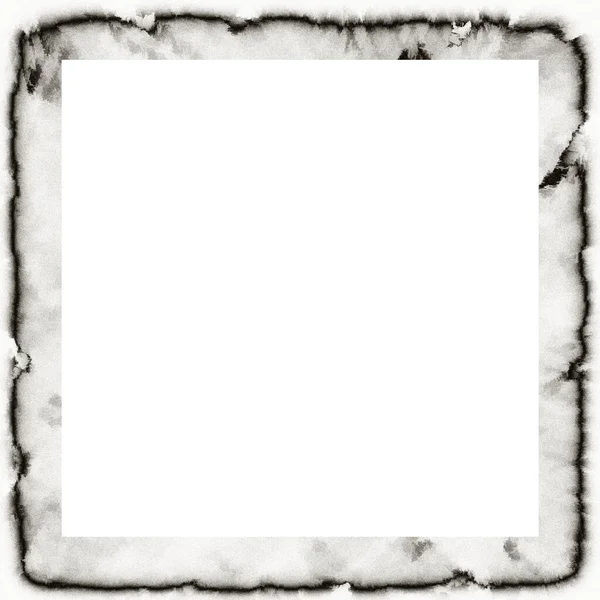 Vecchio Grunge Intemperie Cornice Murale Bianco Nero Con Texture Incrinata — Foto Stock