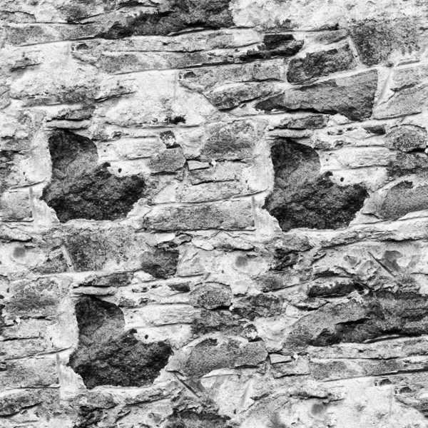 Ran Eski Taş Duvar Inşaat Arka Planı Bulanıklaşıyor — Stok fotoğraf