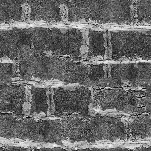 Black White Brick Wall Texture — Stock Photo, Image