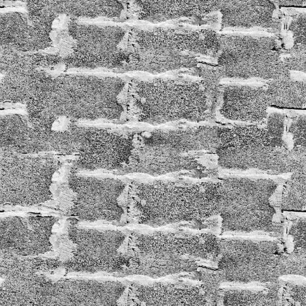 Textura Pared Ladrillo Blanco Negro —  Fotos de Stock