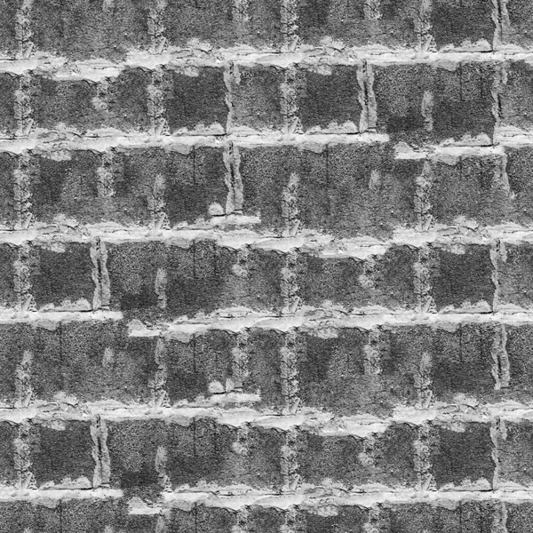 Черный Белый Кирпичный Фон Стены — стоковое фото
