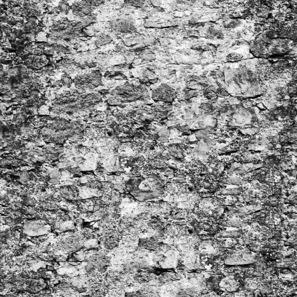 Black White Grunge Stone Wall Texture — Stock Photo, Image