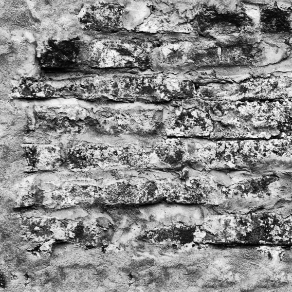 Textura Pared Piedra Grunge Blanco Negro — Foto de Stock