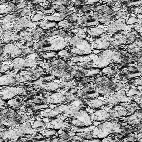 Textura Parede Pedra Preto Branco — Fotografia de Stock