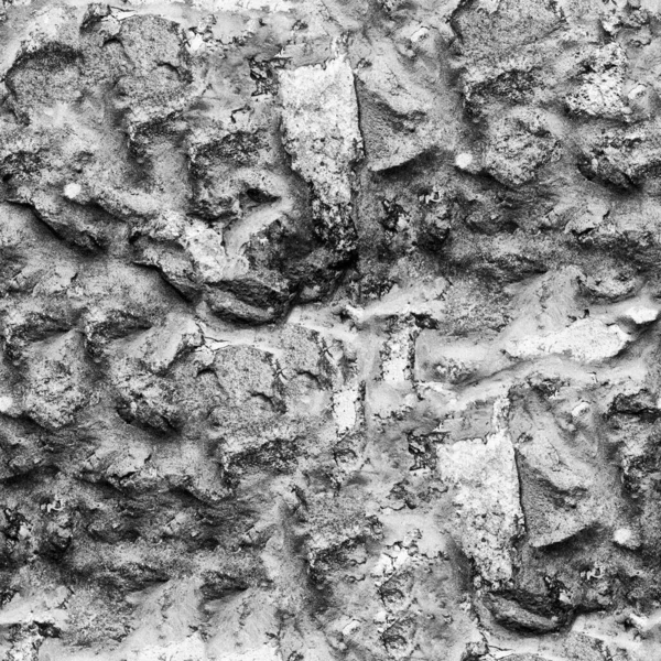 Textura Pared Piedra Blanco Negro —  Fotos de Stock