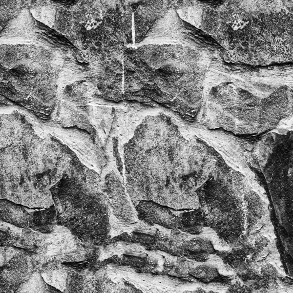 Czarny Biały Kamień Ściana Tło — Zdjęcie stockowe
