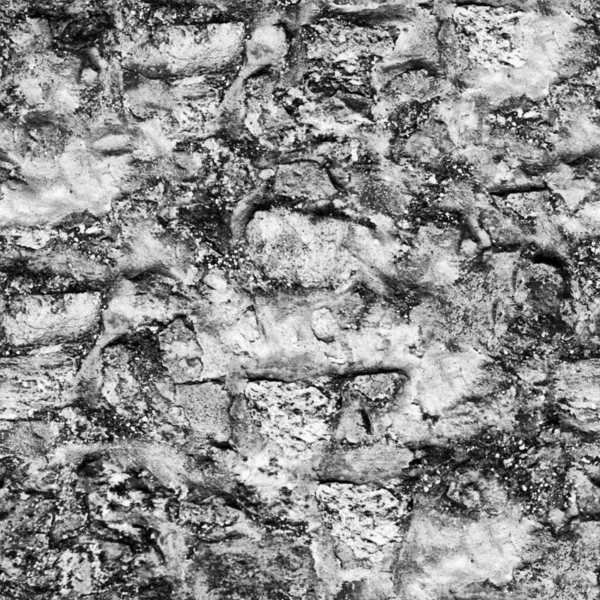 Black White Stone Wall Background — Stock Photo, Image