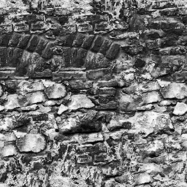 black and white stone wall texture