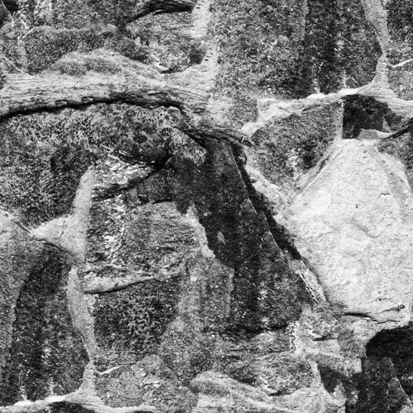Oude Gebarsten Betonnen Muur Achtergrond — Stockfoto
