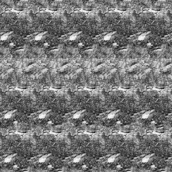 Schwarz Weißer Monochromer Abstrakter Hintergrund Aus Rissiger Farbe Und Punkten — Stockfoto