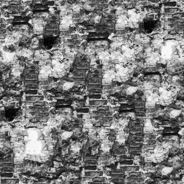 Siyah ve beyaz grunge taş duvar dokusu