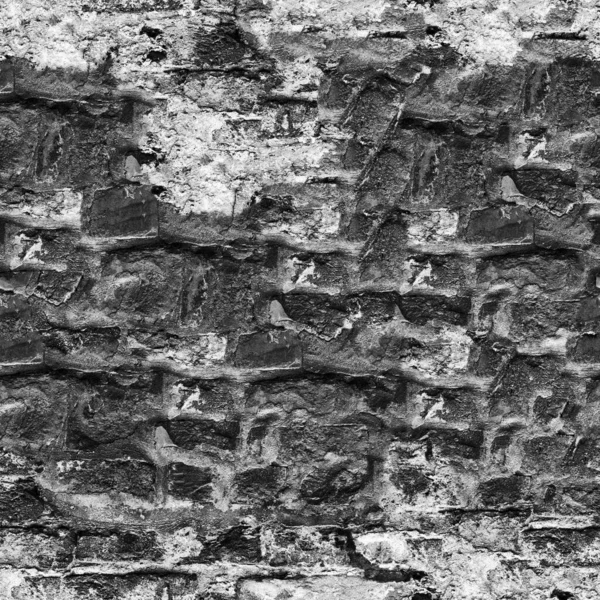 Black White Grunge Stone Wall Texture — Stock Photo, Image