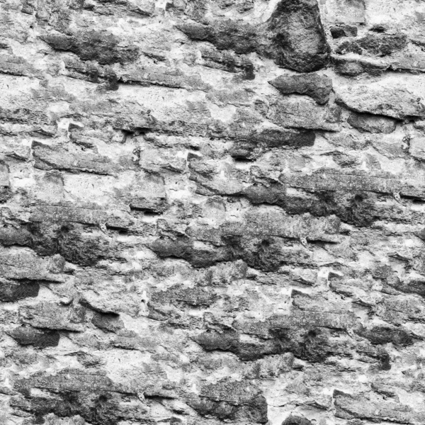 Black White Grunge Stone Wall Texture — Stock Photo, Image