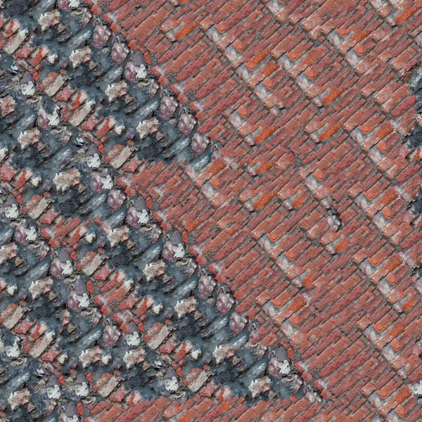 Close Textuur Achtergrond Van Oude Bakstenen Muur — Stockfoto