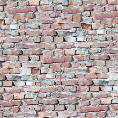 Eski tuğla duvarın dokuyu kapat 