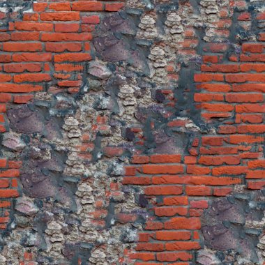 Eski tuğla duvarın dokuyu kapat 