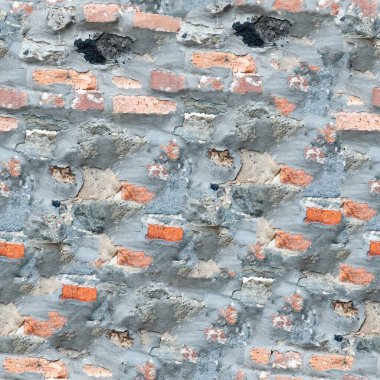 Eski tuğla duvarın dokuyu kapat 