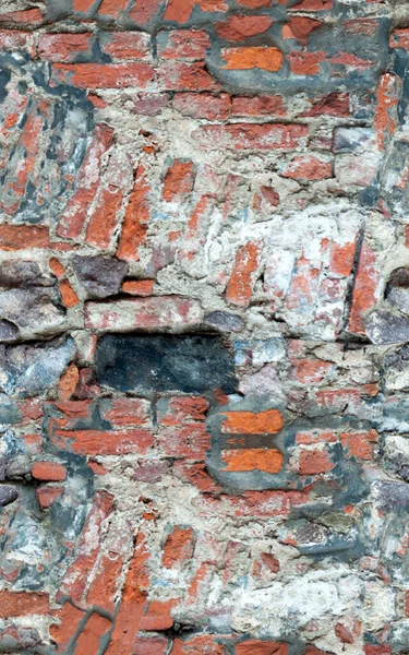 Gros Plan Texture Fond Ancien Mur Briques — Photo