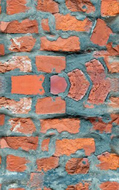 Eski tuğla duvarın dokuyu kapat 