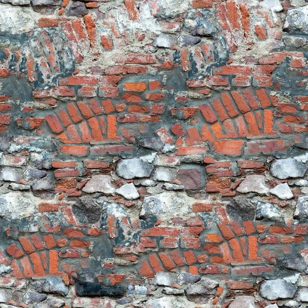 Закрыть Фактурный Фон Старой Кирпичной Стены — стоковое фото