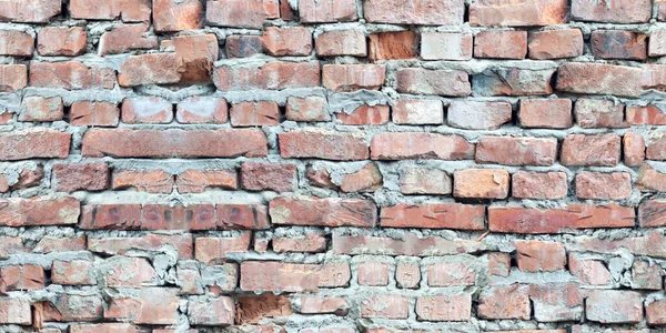 Zbliżenie Tekstury Tła Starego Muru Ceglanego — Zdjęcie stockowe