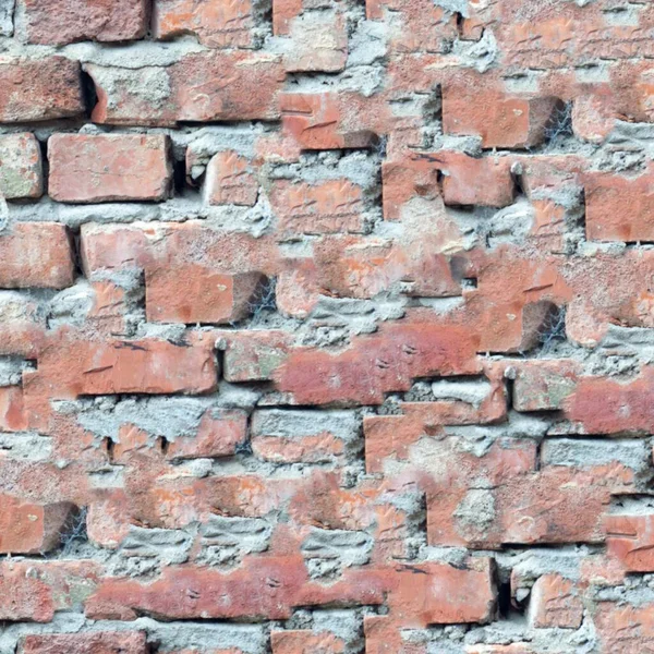 Eski Tuğla Duvarın Dokuyu Kapat — Stok fotoğraf