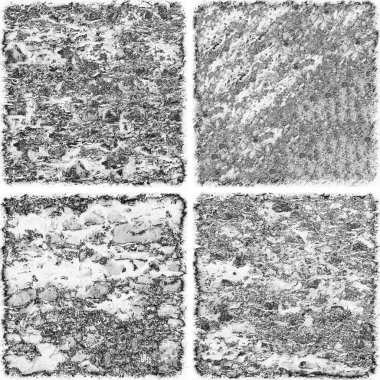 grunge doku arkaplanı, soyut doku seti ve eski beton duvarın arka planı 