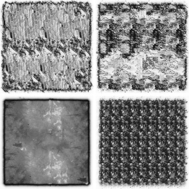 grunge doku arkaplanı, soyut doku seti ve eski beton duvarın arka planı 