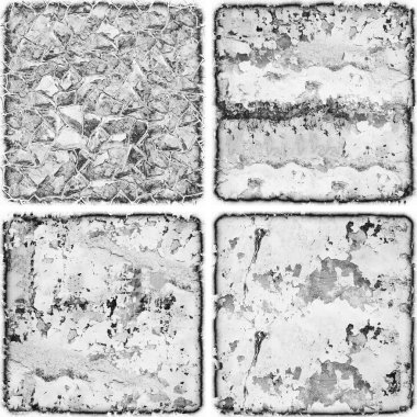 grunge doku arkaplanı, soyut doku seti ve eski beton duvarın arka planı 