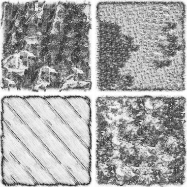 grunge doku arkaplanı, soyut doku seti ve eski beton duvarın arka planı 