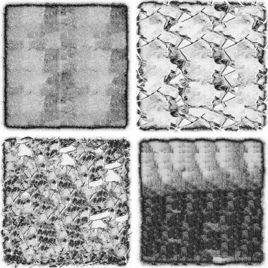 grunge doku arkaplanı, soyut doku seti ve eski beton duvarın arka planı 