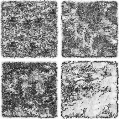 grunge doku arkaplanı, soyut doku seti ve eski beton duvarın arka planı 