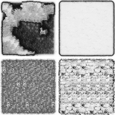 grunge doku arkaplanı, soyut doku seti ve eski beton duvarın arka planı 