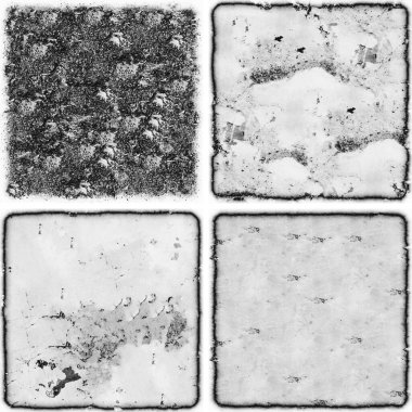 grunge doku arkaplanı, soyut doku seti ve eski beton duvarın arka planı 