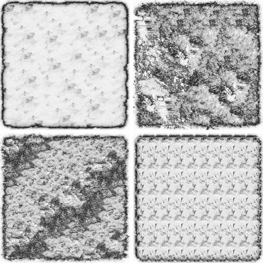 grunge doku arkaplanı, soyut doku seti ve eski beton duvarın arka planı 