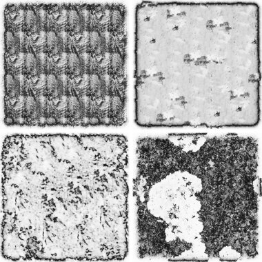 grunge doku arkaplanı, soyut doku seti ve eski beton duvarın arka planı 