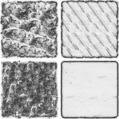 grunge doku arkaplanı, soyut doku seti ve eski beton duvarın arka planı 