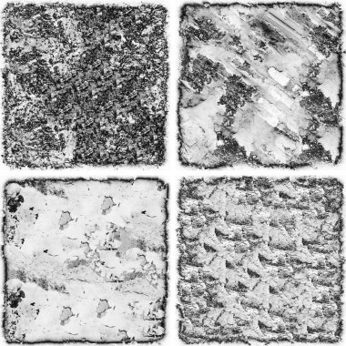 grunge doku arkaplanı, soyut doku seti ve eski beton duvarın arka planı 