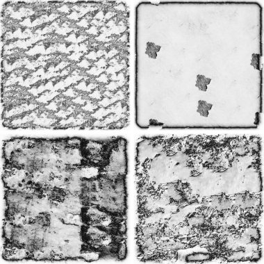 grunge doku arkaplanı, soyut doku seti ve eski beton duvarın arka planı 