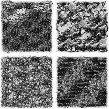 grunge doku arkaplanı, soyut doku seti ve eski beton duvarın arka planı 