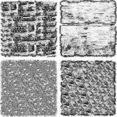 grunge doku arkaplanı, soyut doku seti ve eski beton duvarın arka planı 