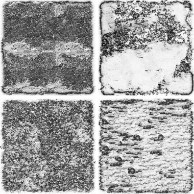 grunge doku arkaplanı, soyut doku seti ve eski beton duvarın arka planı 