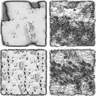 grunge doku arkaplanı, soyut doku seti ve eski beton duvarın arka planı 