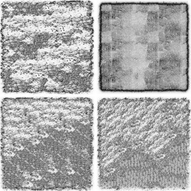 grunge doku arkaplanı, soyut doku seti ve eski beton duvarın arka planı 