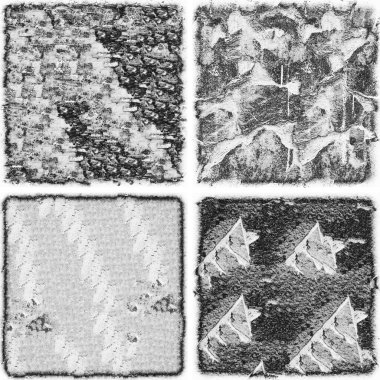 grunge doku arkaplanı, soyut doku seti ve eski beton duvarın arka planı 